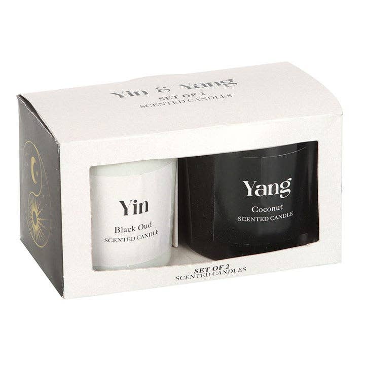 Ensemble de 2 bougies Yin Yang Esmée