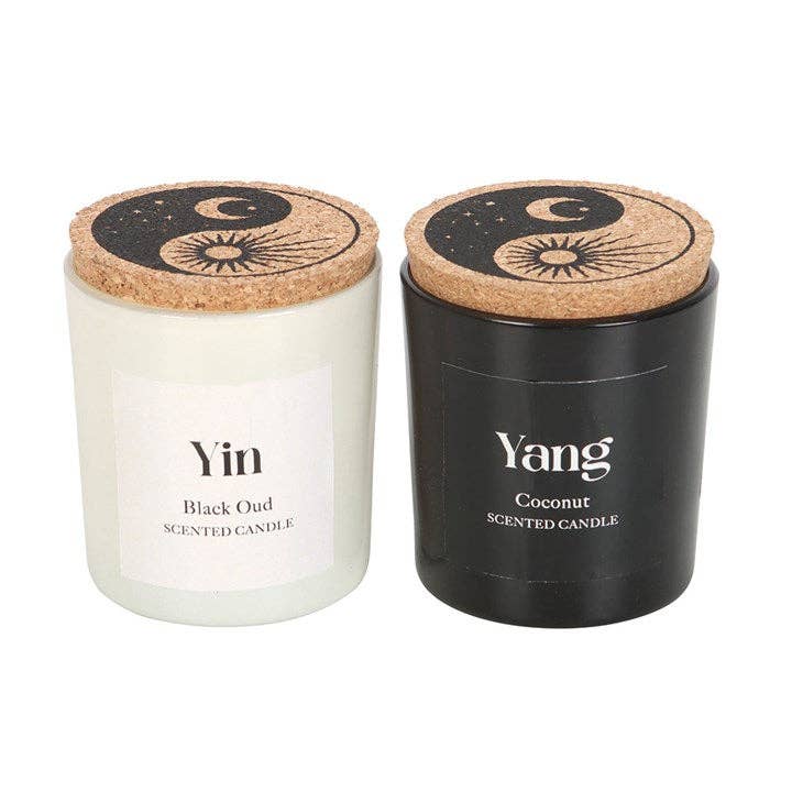 Ensemble de 2 bougies Yin Yang Esmée